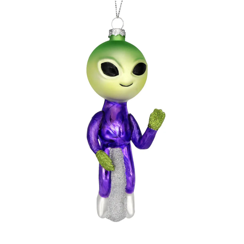 Alien, Handmade Vintage Christmas Tree Ornament