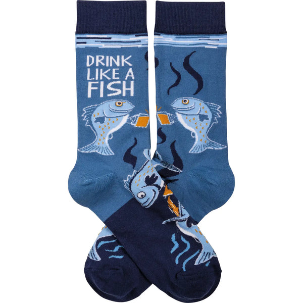Drink Like A Fish Socks