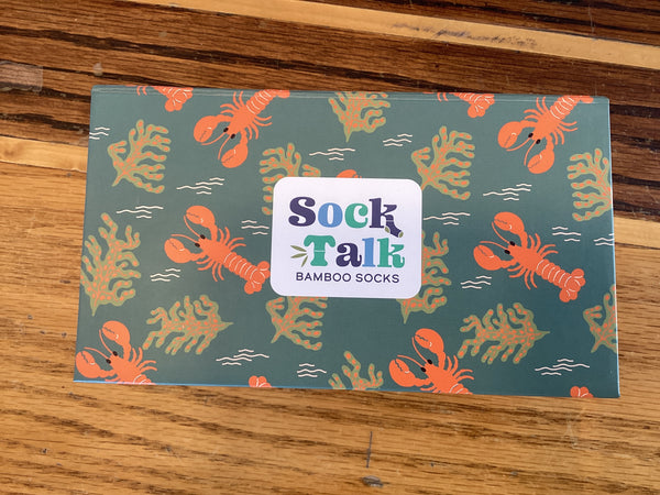 Mens Bamboo Sealife Animal Sock Box