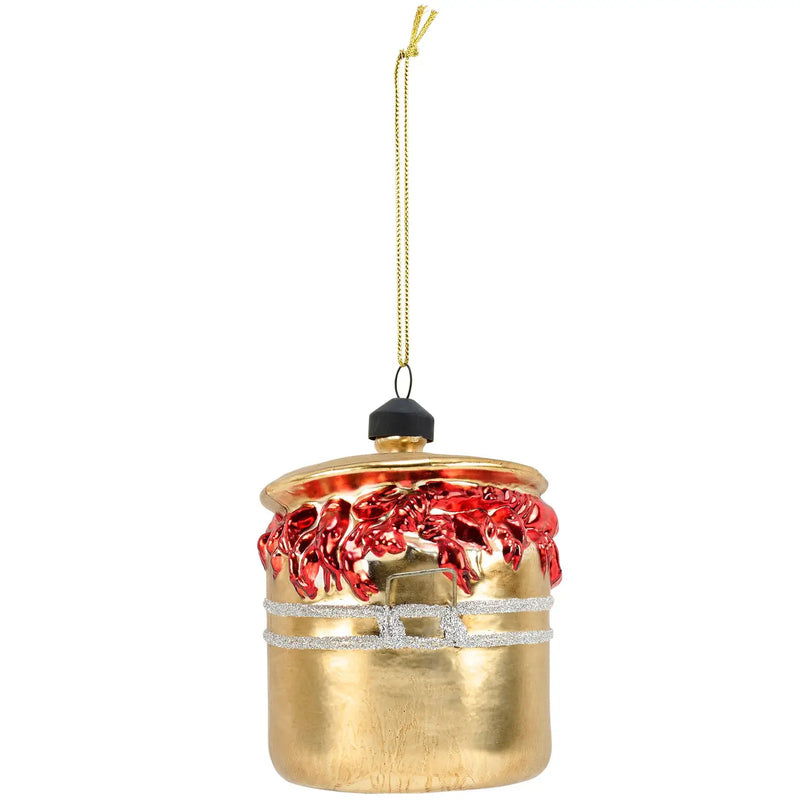 Glass Lobster Boil Ornament