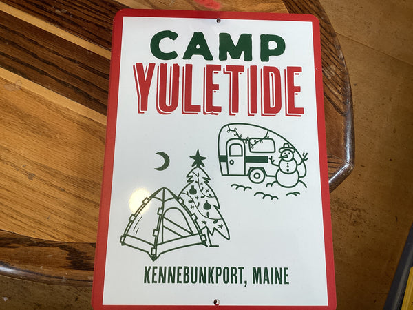 Camp yuletide Sign