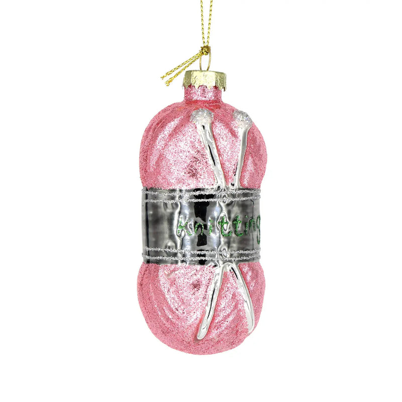 Knitting Crafters Handmade Vintage Christmas Ornament