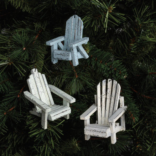 Beach Chair Ornament Set