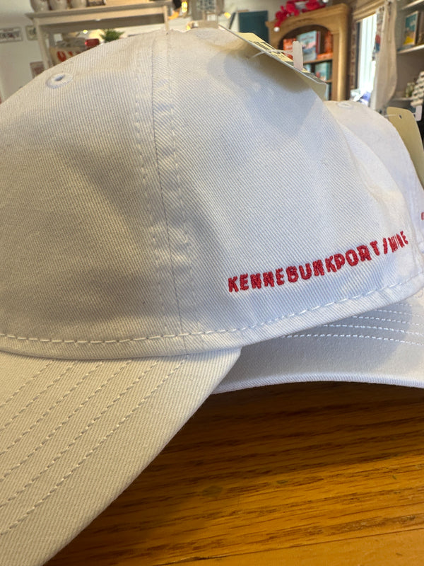 White baseball hat