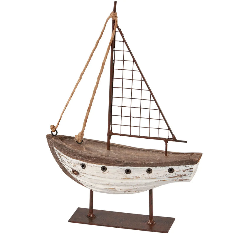 Primitive Sailboat Sitter