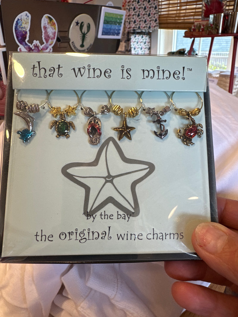 Bayside wine charm