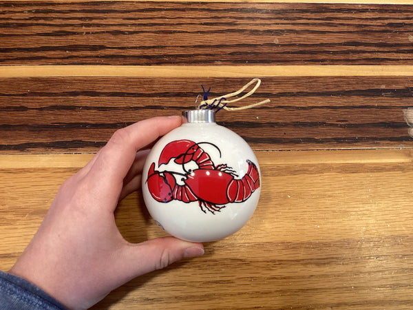 Glass Lobster Ornament - 173 Mercantile