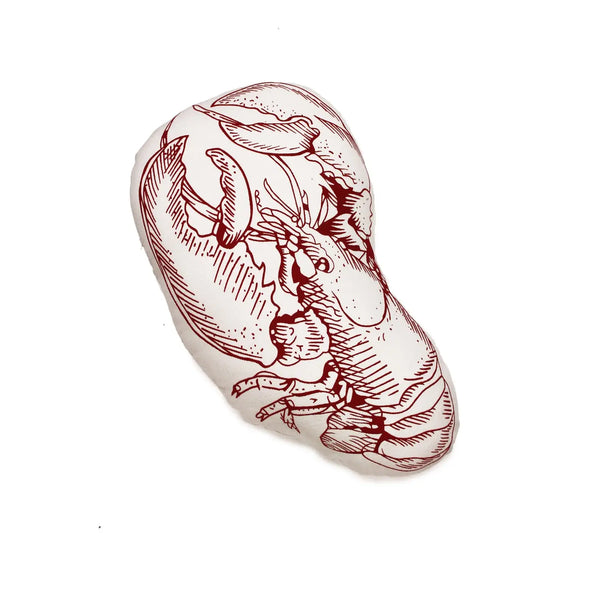 Lobster Shaped Throw Pillow