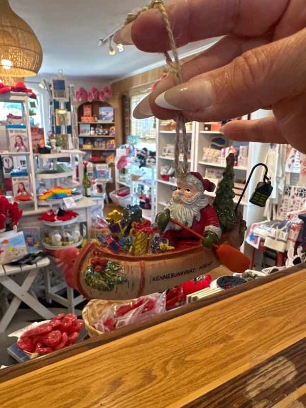Santa canoe
