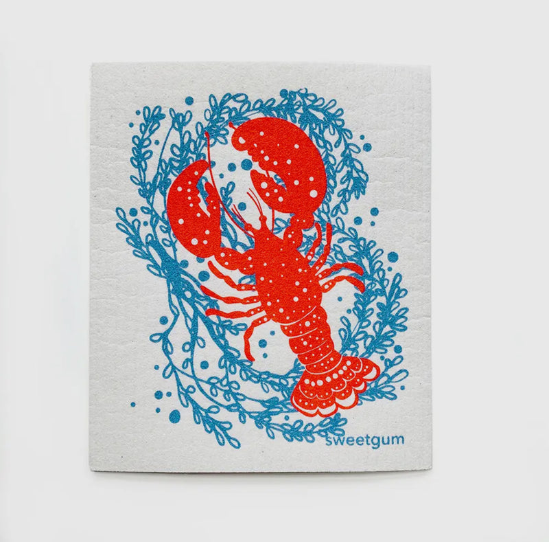 Lobster Swedish Dishcloth