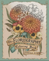 Flowers coloring book