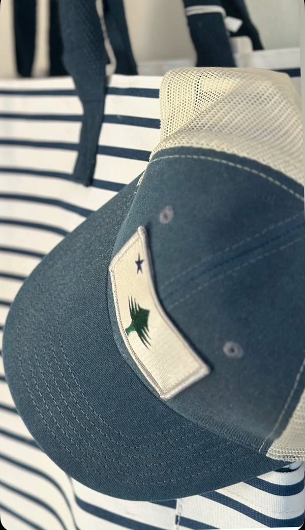 Maine Flag Hat Blue