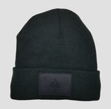 Maine Flag Beanie Hat - Black