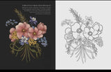 Flowers coloring book
