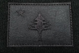 Maine Flag Beanie Hat - Black