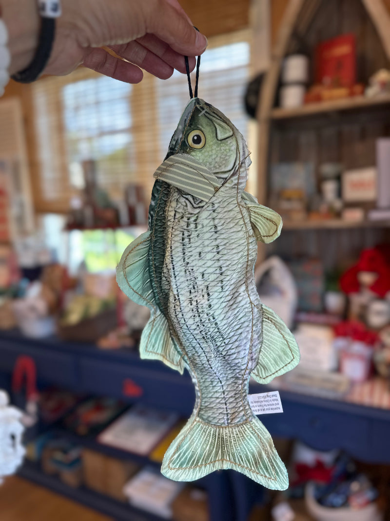 Bass dog toy