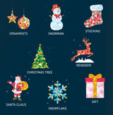 Activity Book - My Sticker Paintings: Christmas