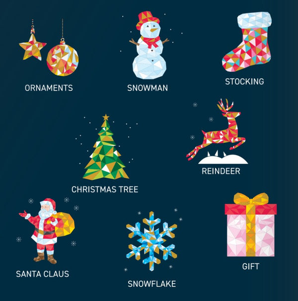 Activity Book - My Sticker Paintings: Christmas