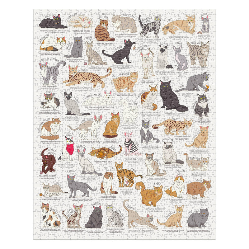 Jigsaw Puzzle 1000pc Cat Lover's Dream - 173 Mercantile