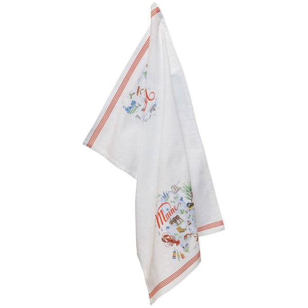 Maine Cotton Tea Towels Set of 2