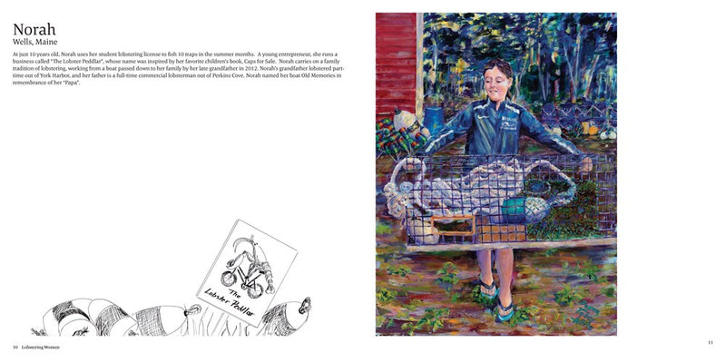 Lobstering Women of Maine: Paintings and Stories